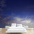 Brehn | Wolken und Sterne Himmel Wanddekoration Modern Fleckenresistentes Schlafzimmer Wanddekor, Maßanfertigung