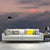 Brehn | Grijs-oranje Dusk Cloud Muur Vochtbestendig Modern Slaapkamer Wanddecoratie, Optionele Maat