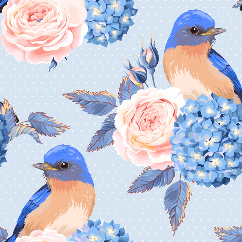 Brehn | Stijlvolle Rozenbloesem Wandbehang Muurkunst Pastel Kleur Bloemen Wandbedekking voor Slaapkamer