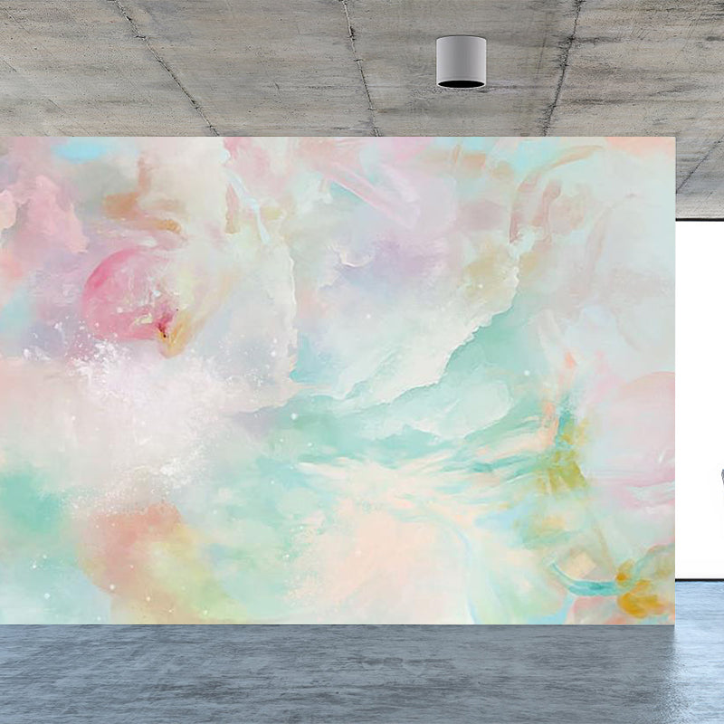 Brehn | Enorme Sky View Wand voor Badkamer Natuurlijke Landschap Wandkunst in Lichte Kleur, Vlekbestendig