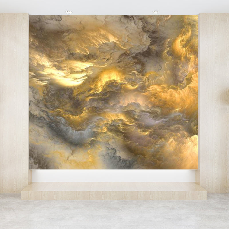 Brehn | Enorme Sky View Wand voor Badkamer Natuurlijke Landschap Wandkunst in Lichte Kleur, Vlekbestendig