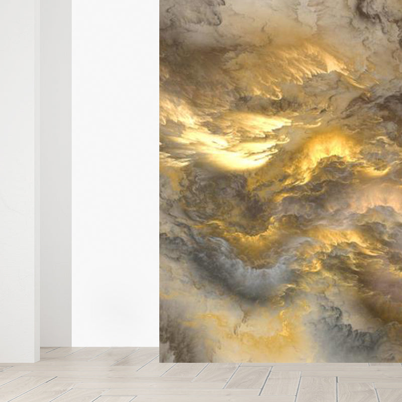Brehn | Enorme Sky View Wand voor Badkamer Natuurlijke Landschap Wandkunst in Lichte Kleur, Vlekbestendig