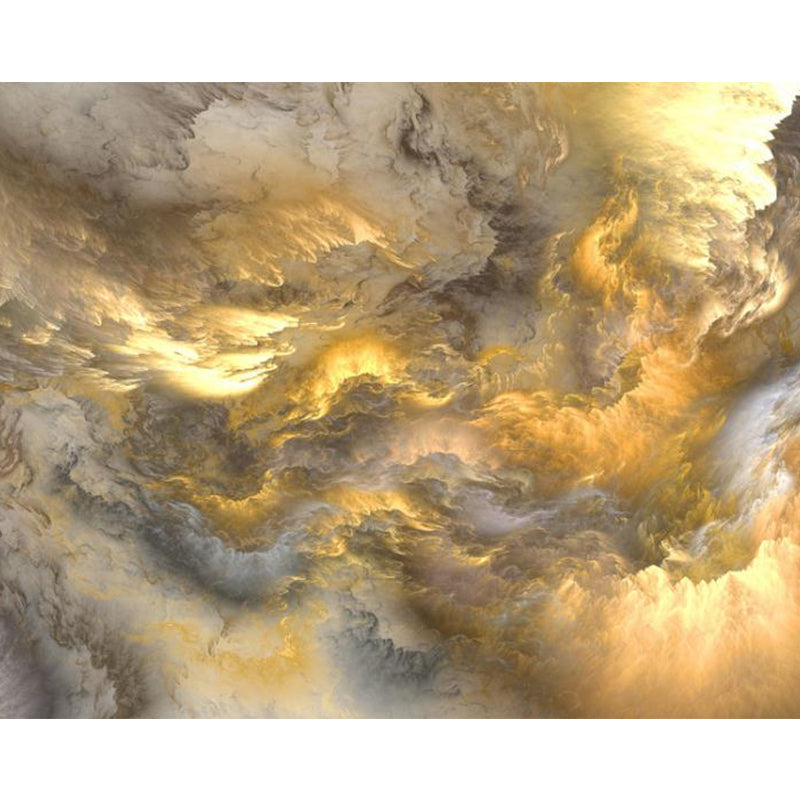 Brehn | Enorme Sky View Wand voor Badkamer Natuurlijke Landschap Wandkunst in Lichte Kleur, Vlekbestendig