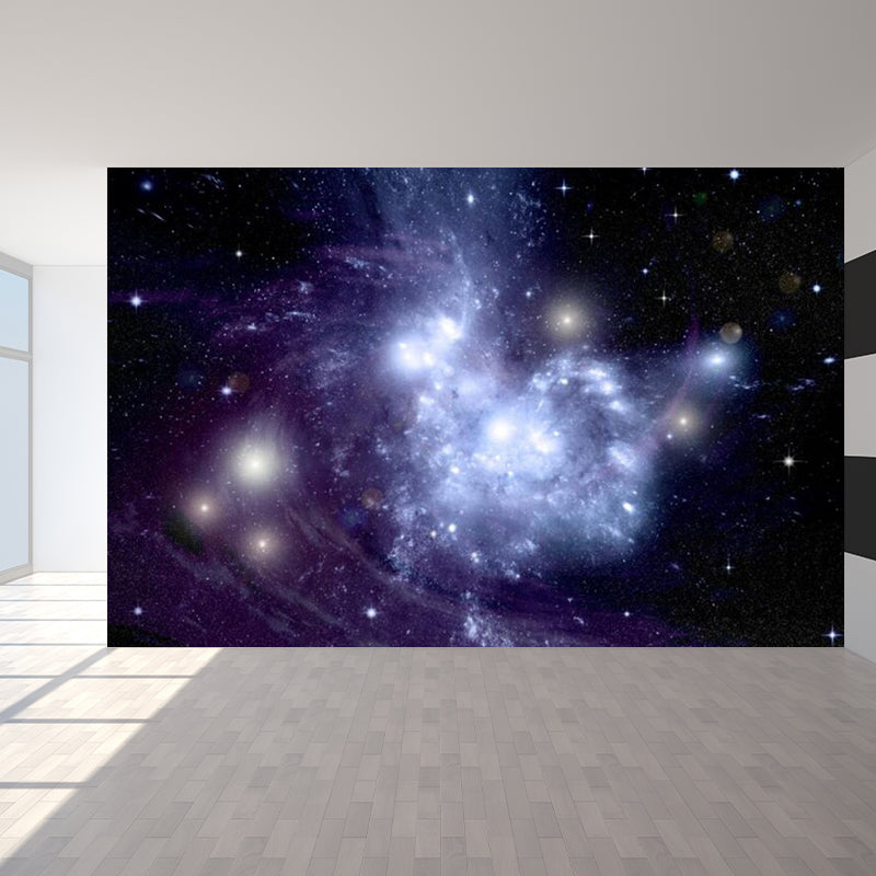 Brehn | Enorme Sky View Wand voor Badkamer Natuurlijke Landschap Wandkunst in Lichte Kleur, Vlekbestendig