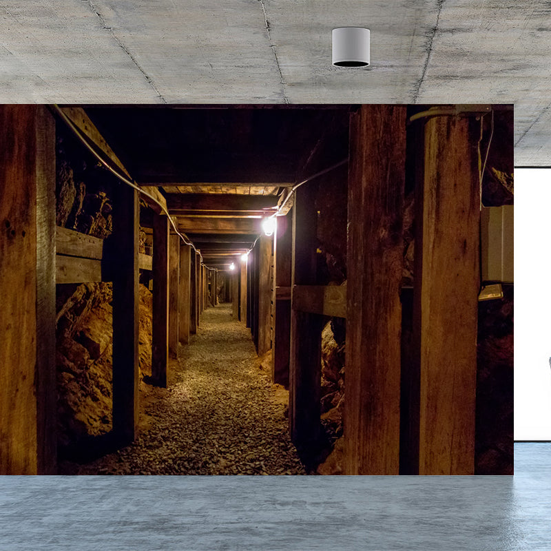 Brehn | Tunnel Muurbehang Licht Kleur Noviteit Stijl Wandbedekking voor Meisjes Slaapkamer