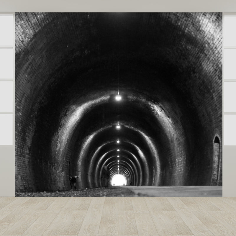Brehn | Tunnel Muurbehang Licht Kleur Noviteit Stijl Wandbedekking voor Meisjes Slaapkamer