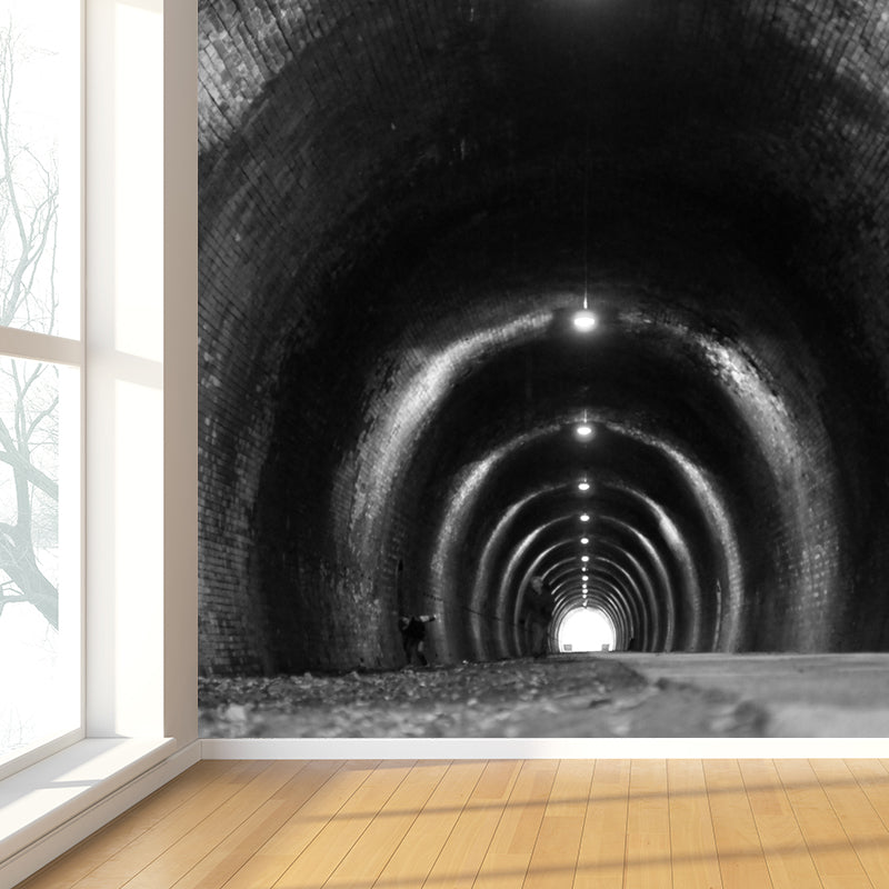 Brehn | Tunnel Muurbehang Licht Kleur Noviteit Stijl Wandbedekking voor Meisjes Slaapkamer