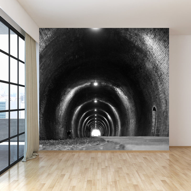Brehn | Tunnel Muurbehang Licht Kleur Noviteit Stijl Wandbedekking voor Meisjes Slaapkamer