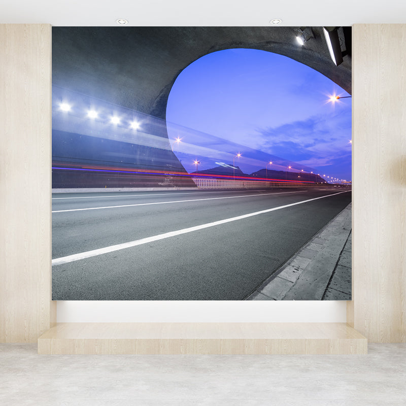 Brehn | Tunnel Muurbehang Licht Kleur Noviteit Stijl Wandbedekking voor Meisjes Slaapkamer