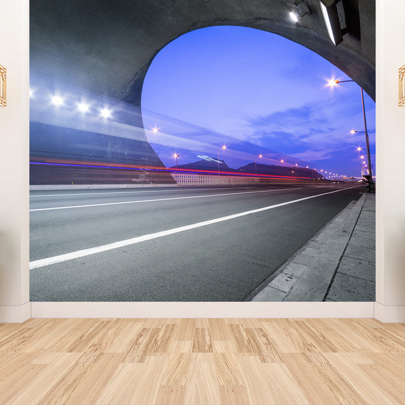 Brehn | Tunnel Muurbehang Licht Kleur Noviteit Stijl Wandbedekking voor Meisjes Slaapkamer
