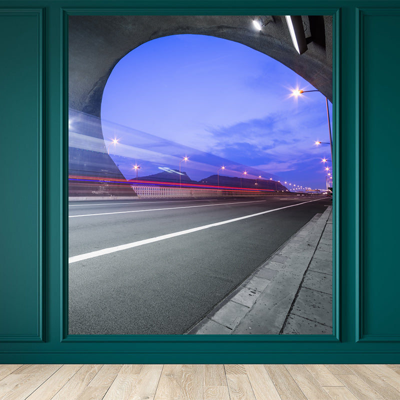 Brehn | Tunnel Muurbehang Licht Kleur Noviteit Stijl Wandbedekking voor Meisjes Slaapkamer