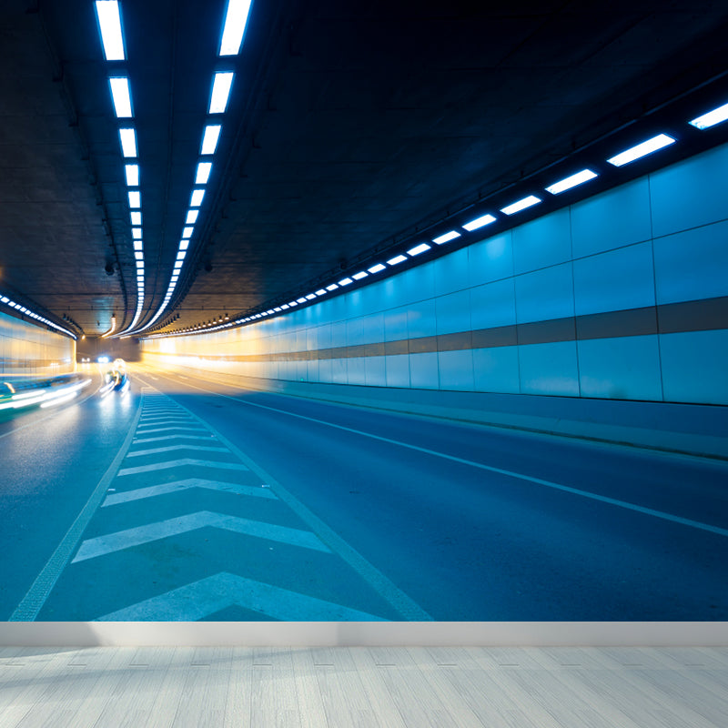 Brehn | Creatieve Tunnel Muurschildering Decal Pastelkleur Waterdichte Wandbekleding voor Badkamer