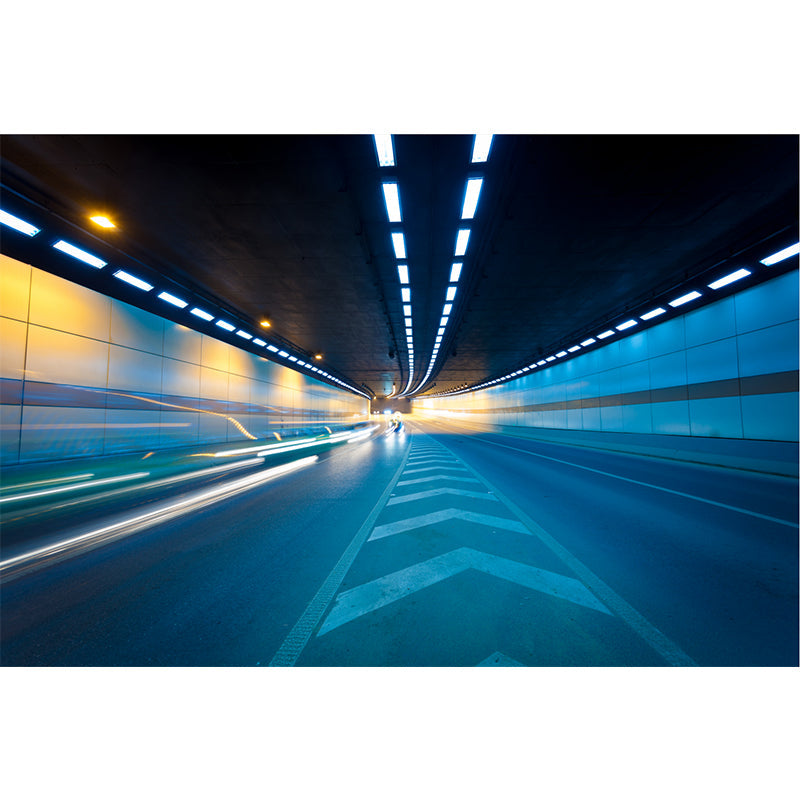 Brehn | Creatieve Tunnel Muurschildering Decal Pastelkleur Waterdichte Wandbekleding voor Badkamer