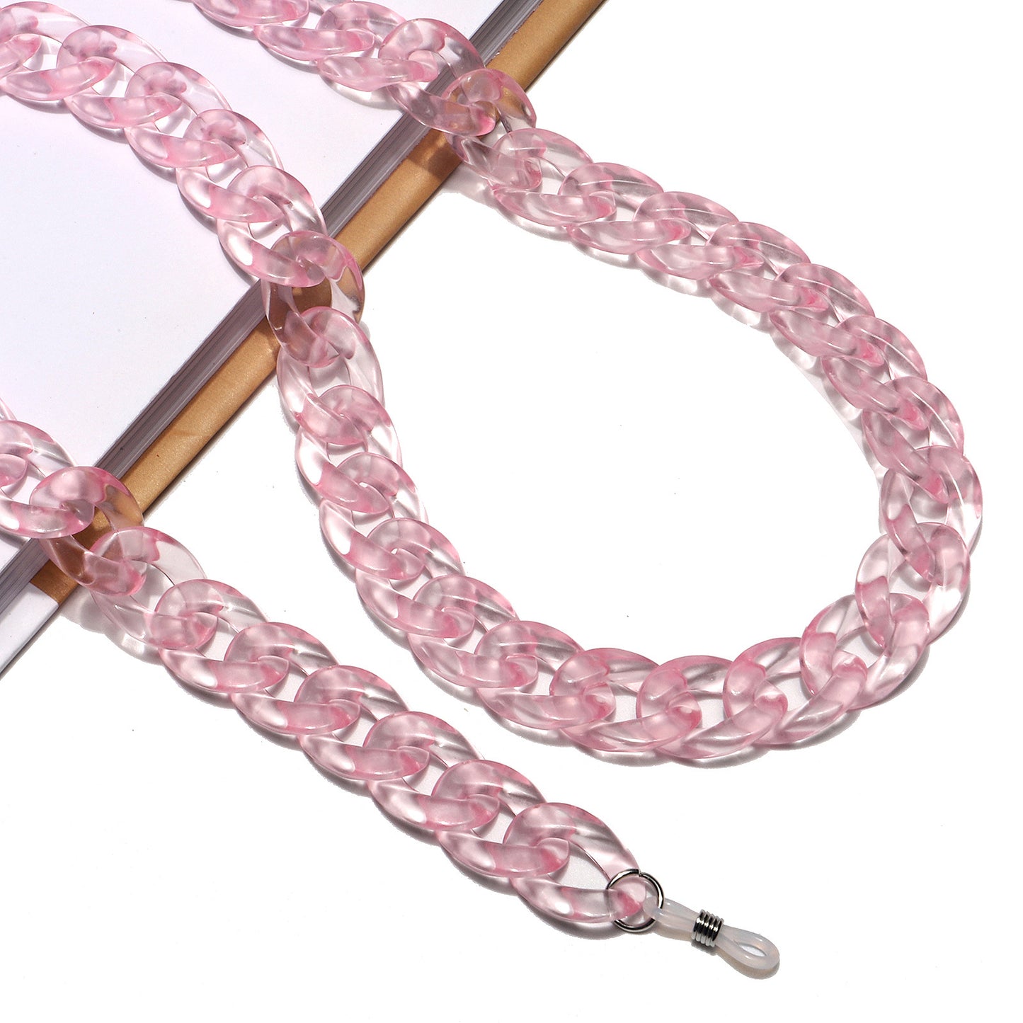 Chunky Acryl Brille Kette Brehn 1787367687