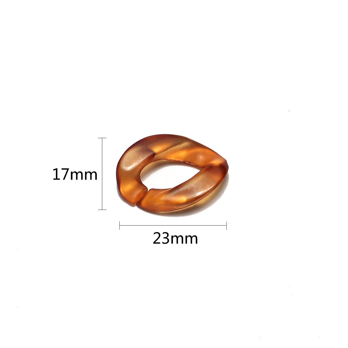 Chunky Acryl Brille Kette Brehn 1787367687