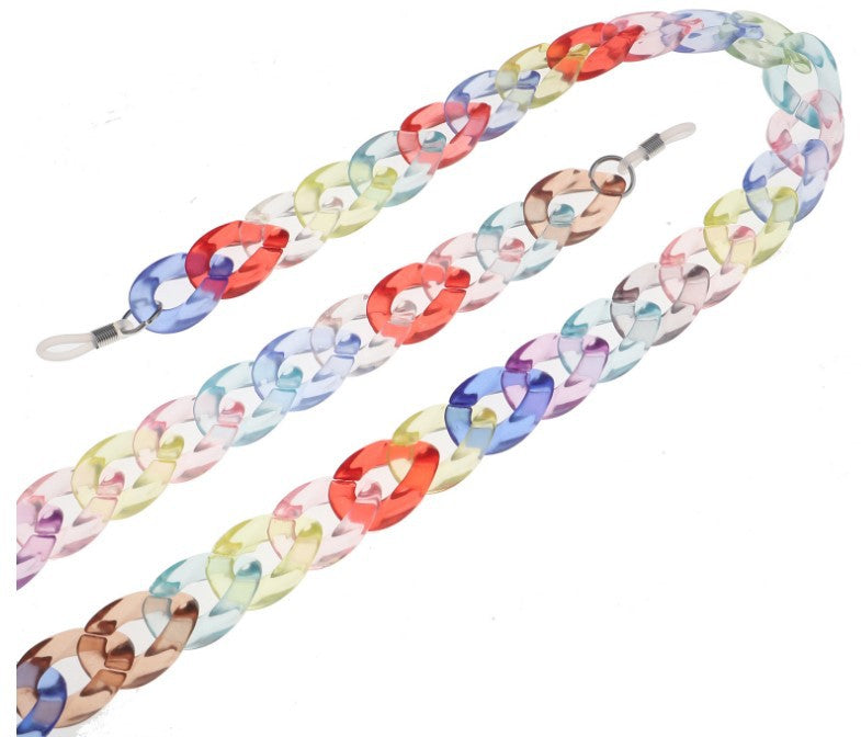 Chunky Acryl Brille Kette Brehn 1787367687