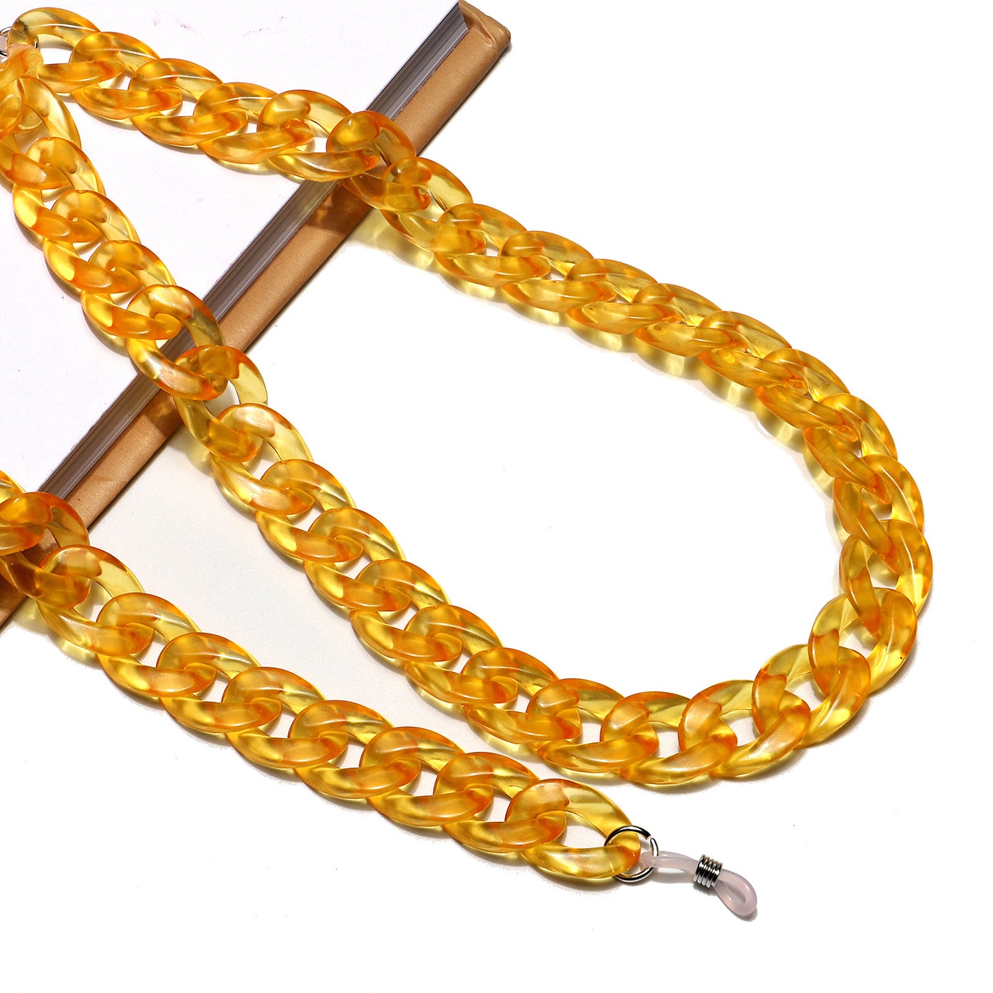 Chunky Acryl Brille Kette Brehn 1787367687