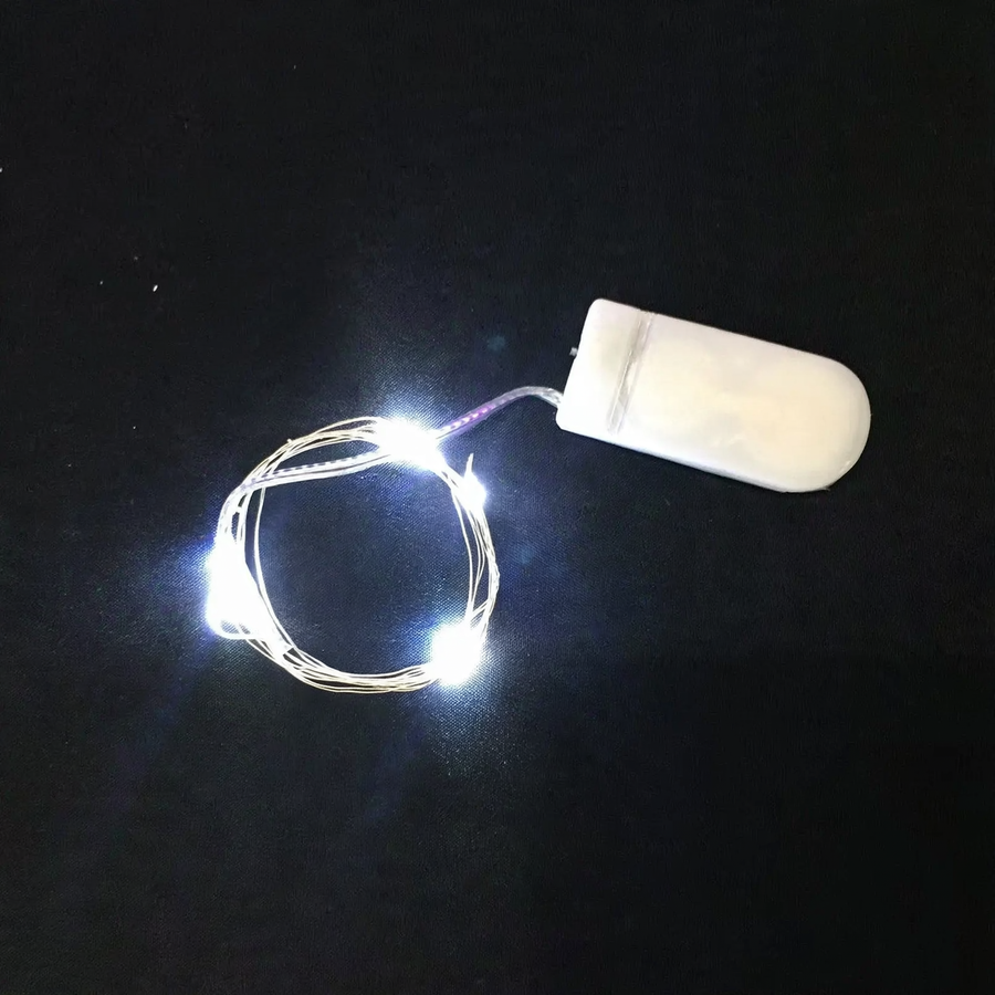 LED-Kupferdraht-Lichterkette mit Batteriebox