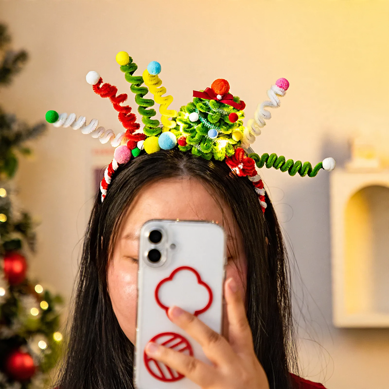 DIY-Bastelset für weihnachtliche Tischdekoration