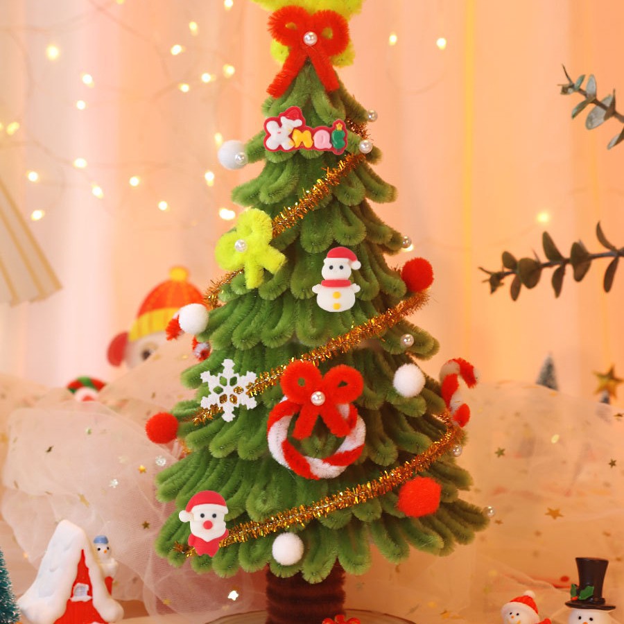 DIY Weihnachtsbaum-Bastelset mit Zubehör