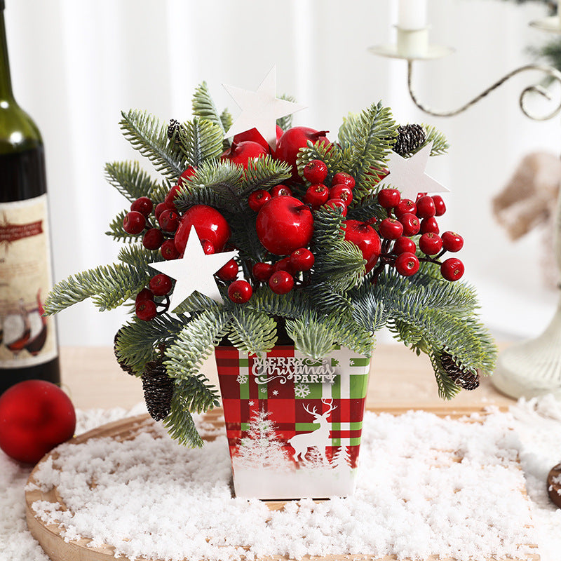 Kleine Tisch-Weihnachtsbaum-Dekoration, 25 cm