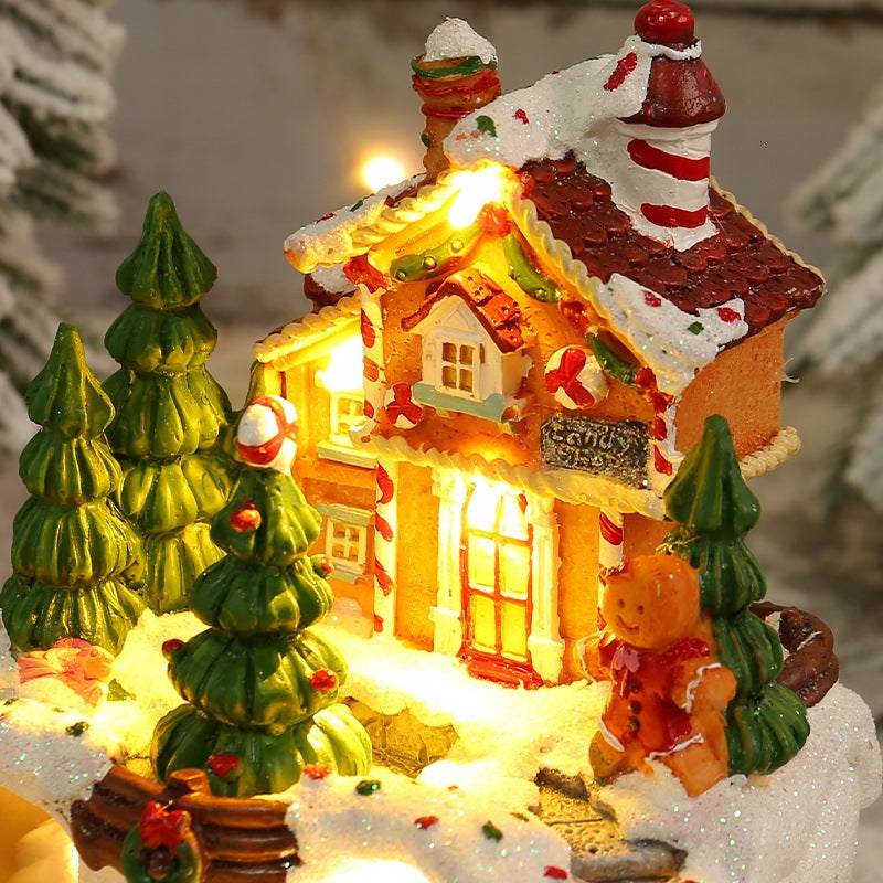 Beleuchtetes Musikhaus mit Nachtlichtfunktion