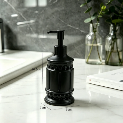 Seifenspender mit Säulenmotiv, Pumpflasche