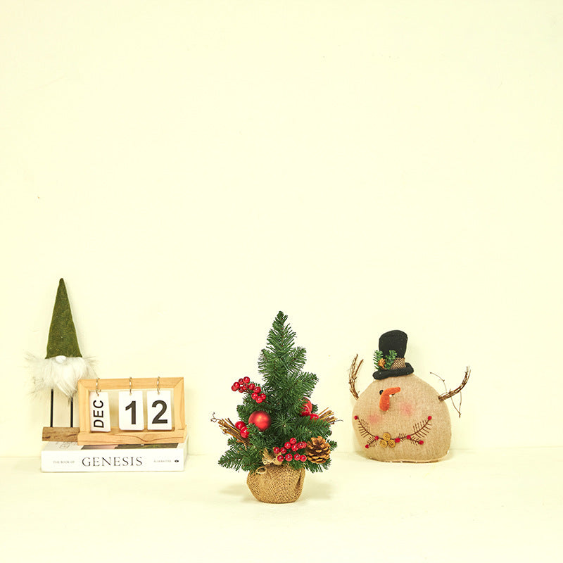 Mini-Weihnachtsbaum mit Tannenzapfen, verschiedene Größen