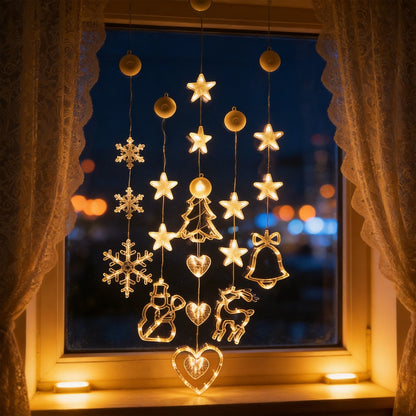 LED-Fensterleuchte mit Saugnapf