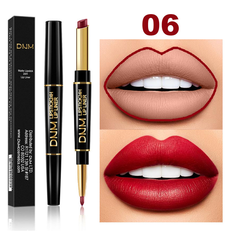 Brehn | 2-in-1 Dual-Lippenstift & Konturenstift | Matte Textur & Long-Lasting Finish | Hochpigmentiert & Wasserfest | 12 Farbvarianten für Präzisions-Makeup