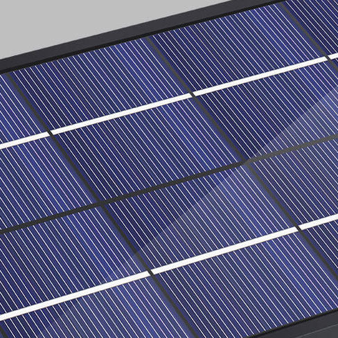 Moderner minimalistischer solarbetriebener rechteckiger PC-LED-Außenwandlampen für den Außenpatio | Brehn