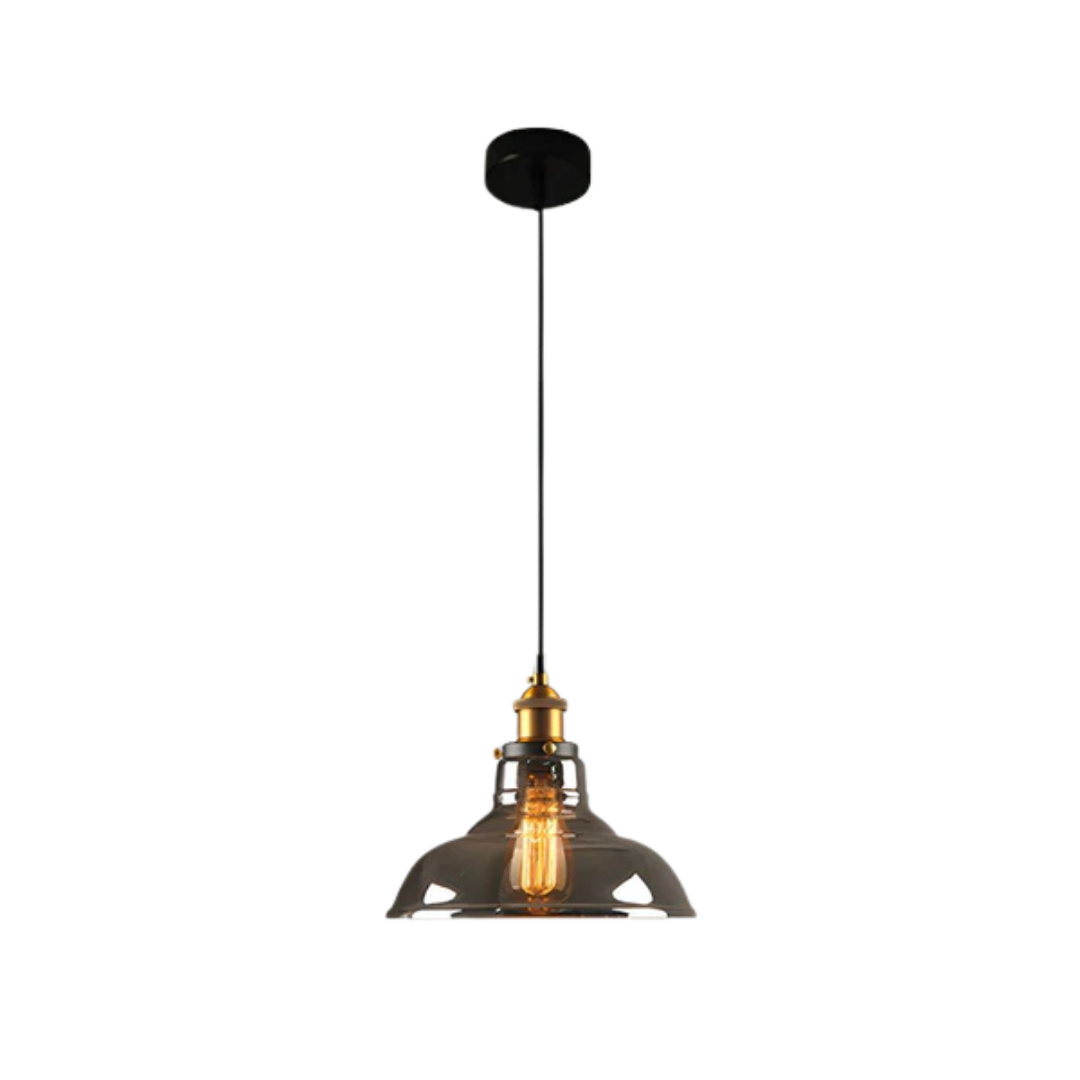 Brehn | Vintage Pendelleuchte Glas | Stylische Esstischlampe