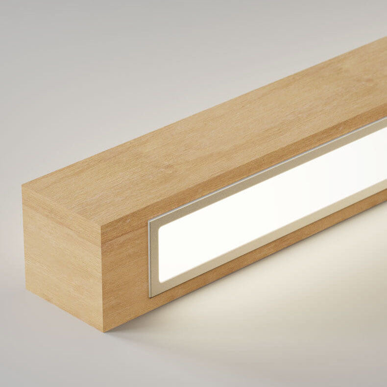 Brehn | ZenBeam Japanische LED Wandleuchte | Massivholz Design | Moderne Akzentbeleuchtung