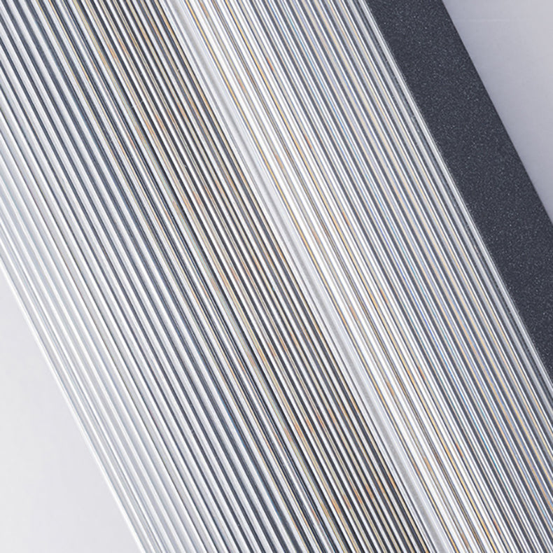 Modern minimalist wasserdichte rechteckige Edelstahl-Acryl-LED-Wandleuchte für den Außenbereich Patio | Brehn