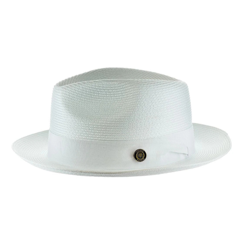 Natürlicher Strohhut Fedora | Brehn