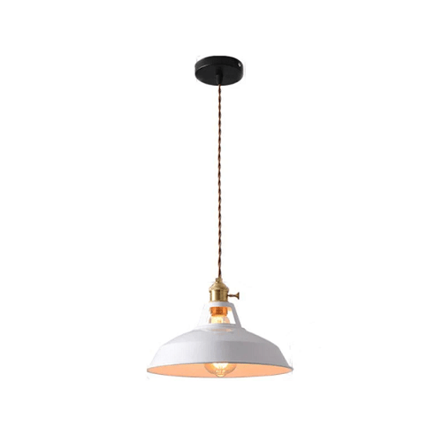 Brehn | Vintage Pastellpendelleuchte - Metallische Eleganz - Sanfte Atmosphäre