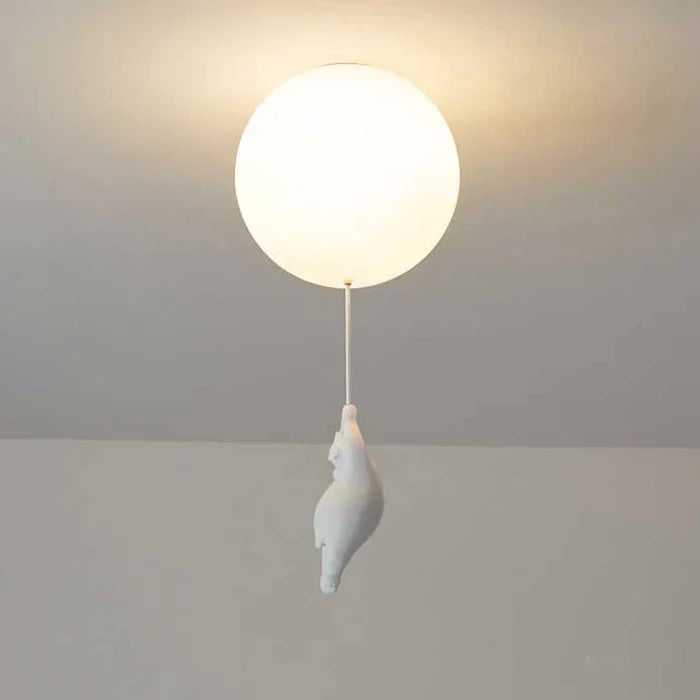 Kinder-Deckenlampe mit Bär und Ballon - CloudBear | Brehn