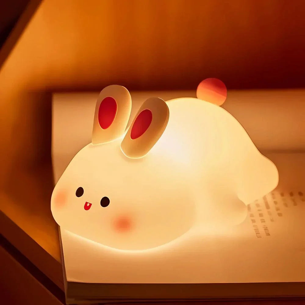 Nachtlicht aus Silikon, Tier-Nachttischlampe