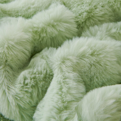 Luxe Ripple Faux Fur Sofa Cover - Modern, Stylisch & Langlebig Sofa Schutz | Brehn