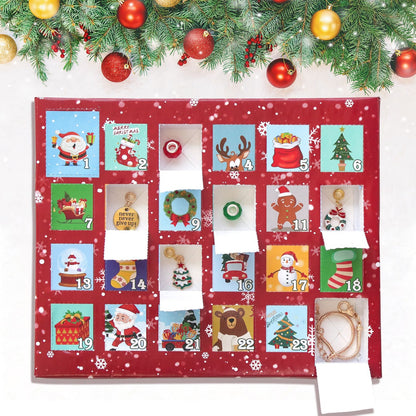 DIY-Adventskalender mit Armband-Set für Kinder