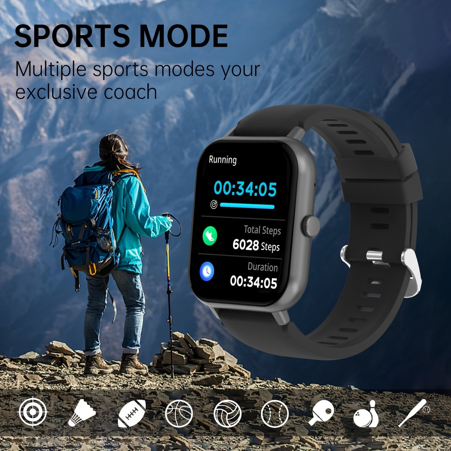 Smartwatch 4,65 cm Touchscreen | Brehn