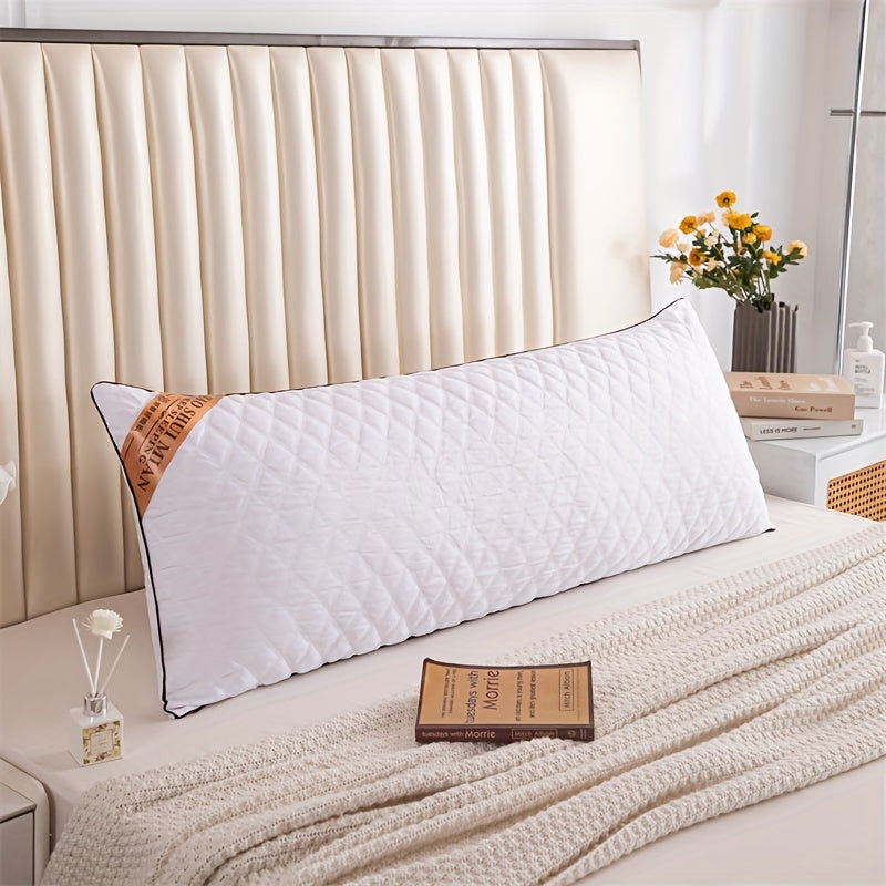 LuxurySoft – Extra langes, hypoallergenes Kissen für Rücken- und Seitenschläfer, weich und atmungsaktiv, maschinenwaschbar