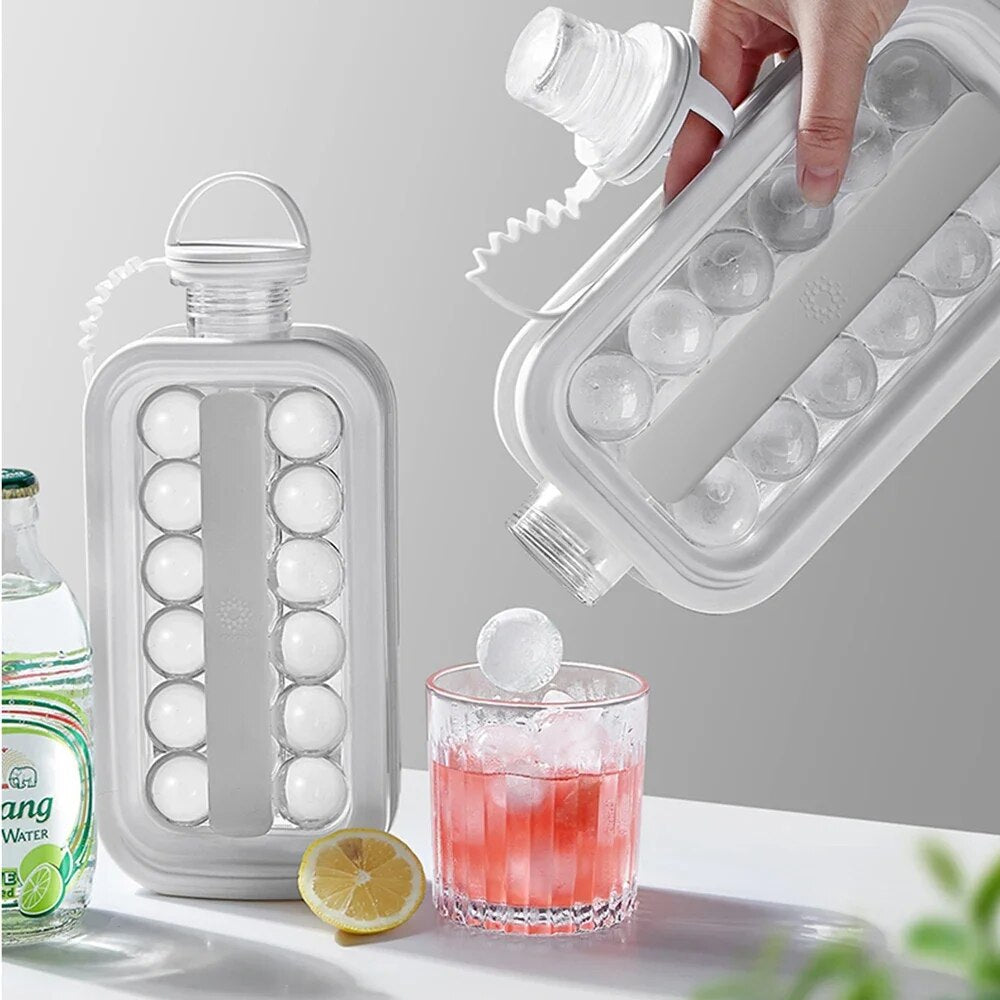 Platzsparender Eiswürfelbereiter für erfrischende Köstlichkeiten zu Hause