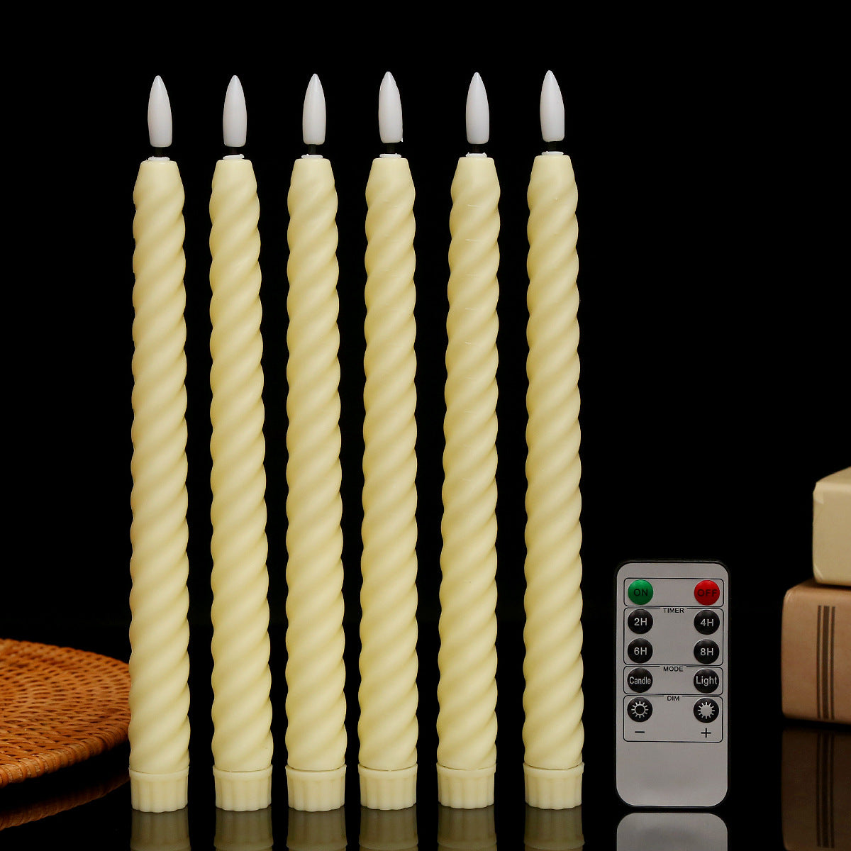 LED-Stabkerze mit Kunststoffgehäuse