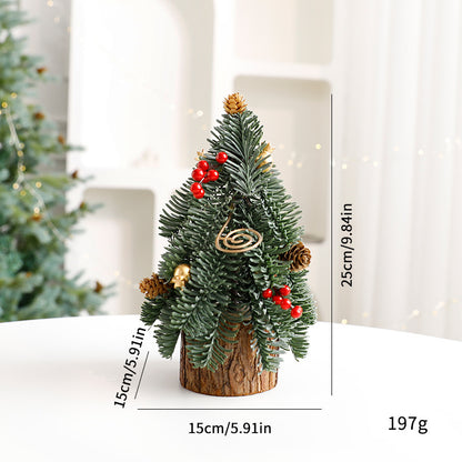 Dekorative Mini-Weihnachtsbaum-Tischdekoration