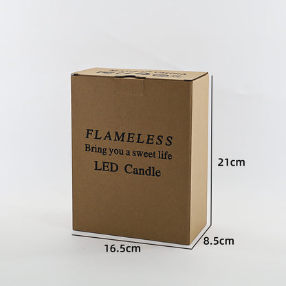 LED-Stumpenkerze mit Flackereffekt