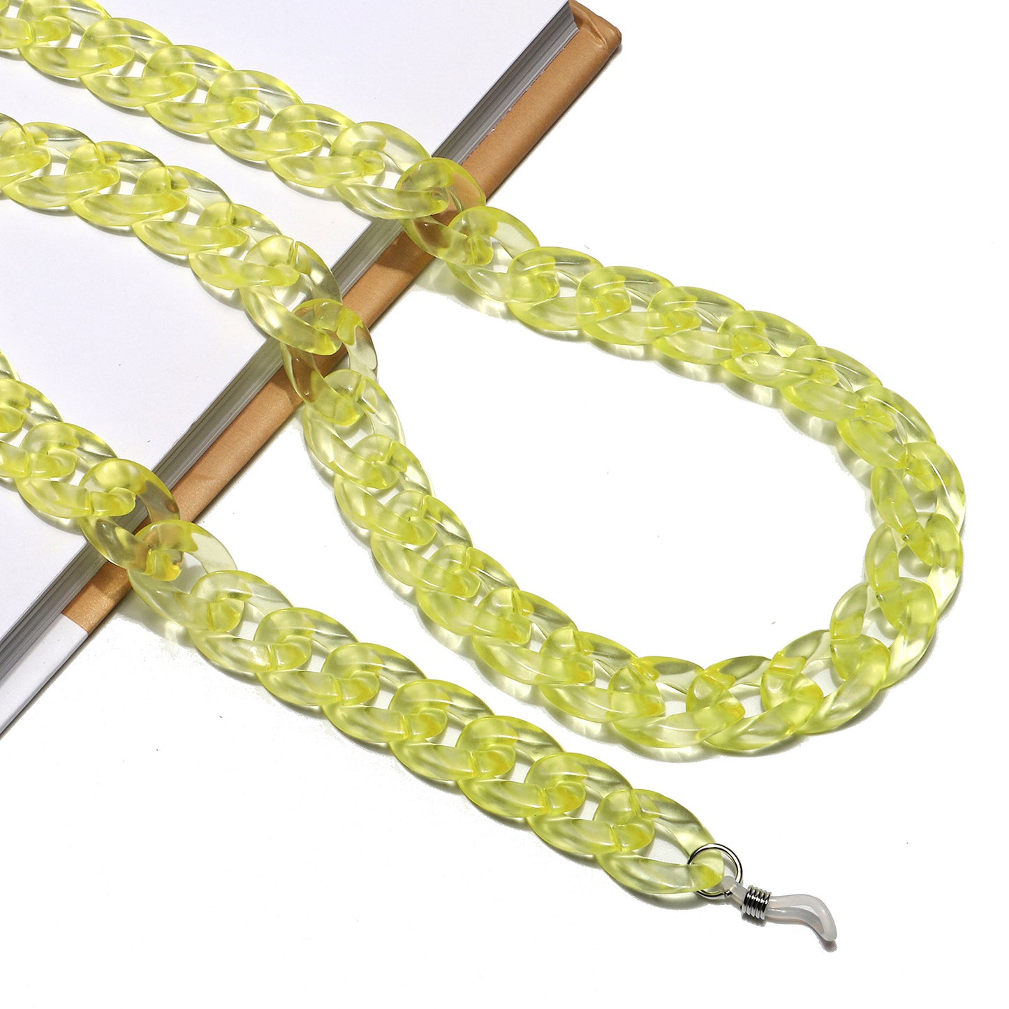 Chunky Acryl Brille Kette Brehn 1787367687