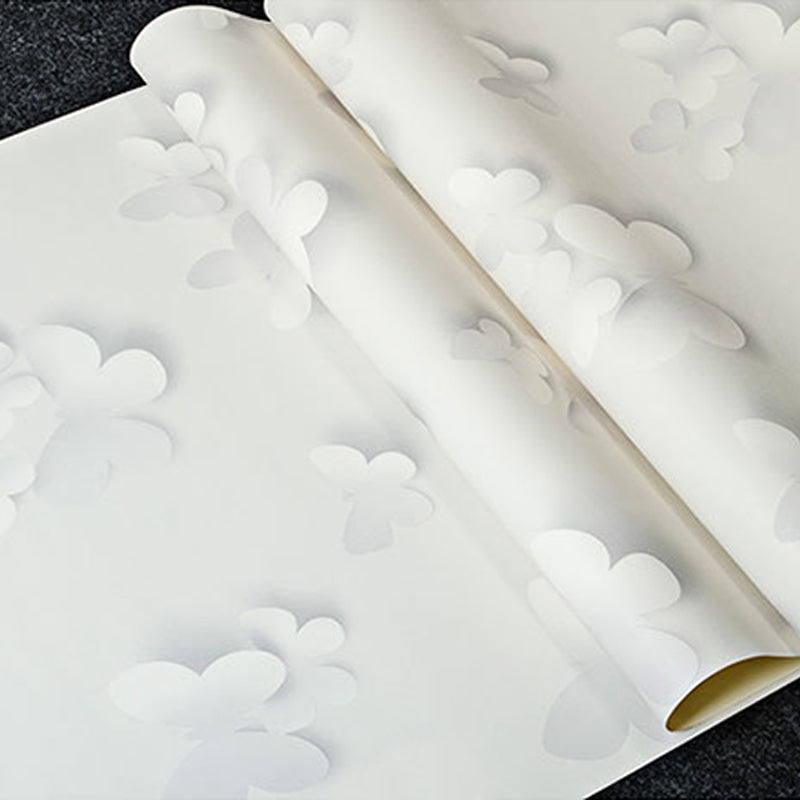 Brehn | Scandinavisch Minimalistische Wanddecoratie 3D Vlinder Behang voor Kinderen, 20,5 in x 33 ft