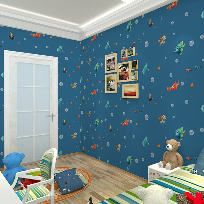 Brehn | Mediterraan Muurdecoratie Onderwater Dier Non-Pasted Behang voor Kinderen, 20,5" bij 33'