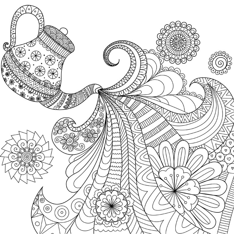 Brehn | Kinderen Fantasy Geheim Tuin Muur Decal Zwart-wit Waterdichte Wandkunst voor Kamer